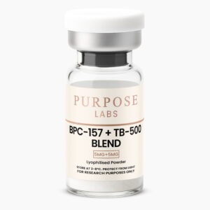 BPC-157 + TB-500 Blend 10mg (5mg/5mg) tissue-signalling research peptide blend vial – Purpose Labs Australia