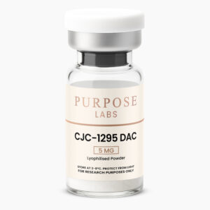 CJC-1295 DAC 5mg long-acting GHRH research peptide vial – Purpose Labs Australia