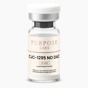 CJC-1295 (No DAC) 10mg GHRH analogue research peptide vial – Purpose Labs Australia