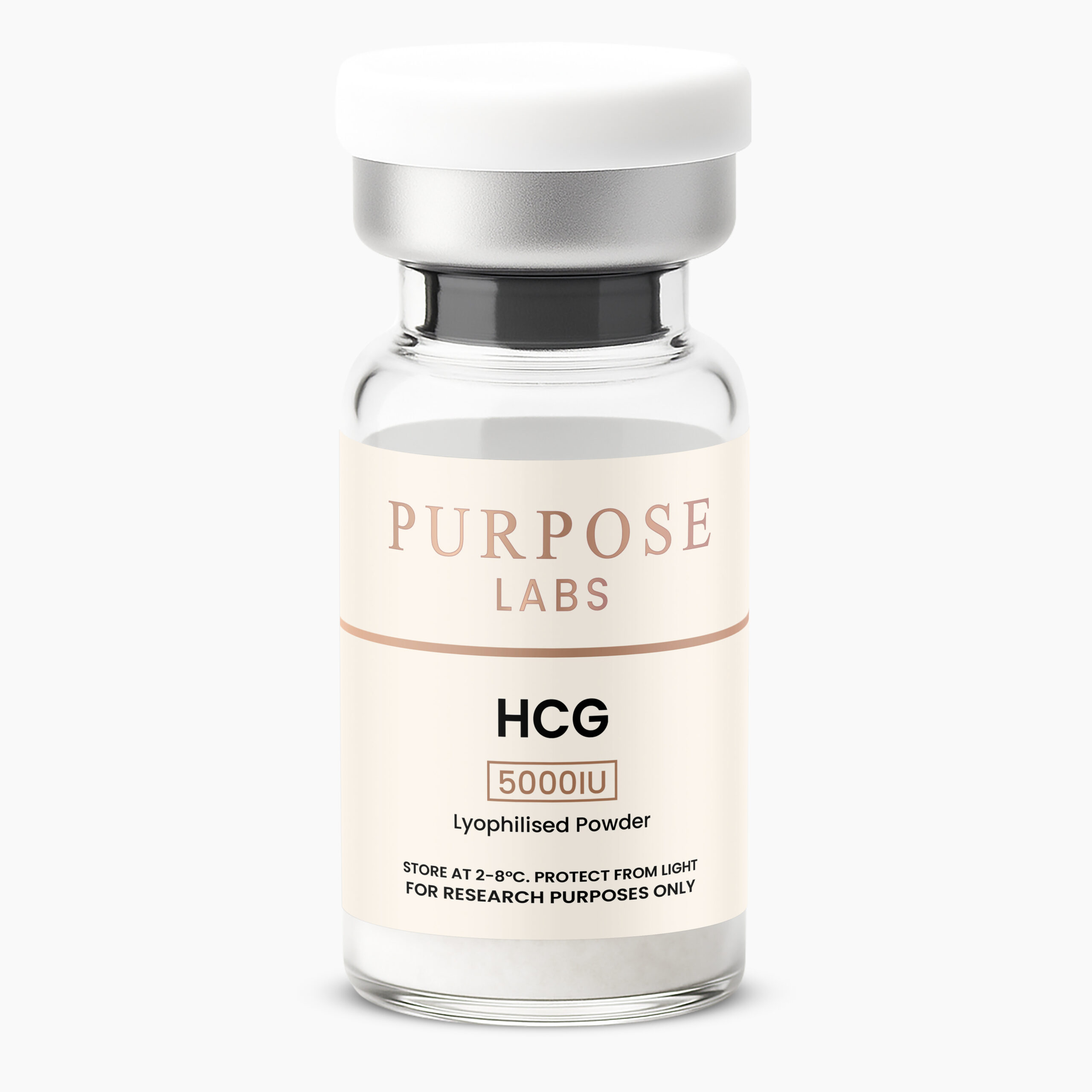 HCG 5000IU reproductive-signalling research hormone vial – Purpose Labs Australia