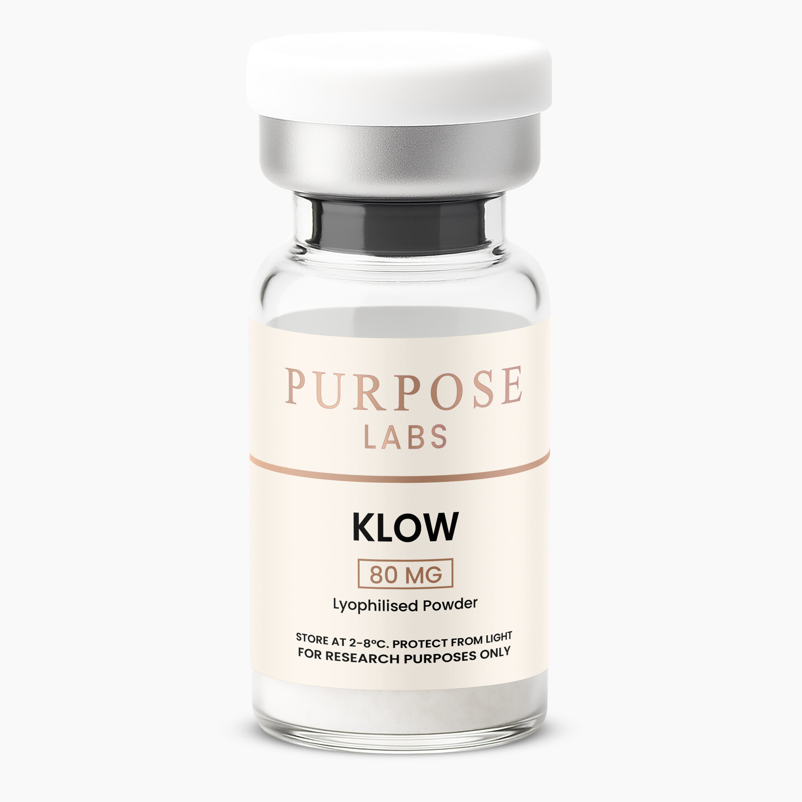 KLOW 80mg multi-peptide research blend vial – Purpose Labs Australia