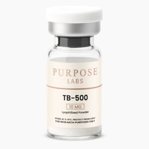 TB-500 10mg cell-migration research peptide vial – Purpose Labs Australia