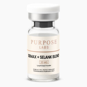 Semax + Selank Blend 20mg neuropeptide research blend vial – Purpose Labs Australia