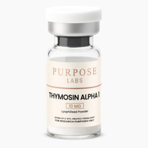 Thymosin Alpha-1 10mg immune-signalling research peptide vial – Purpose Labs Australia